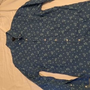 J Crew Floral Button Down